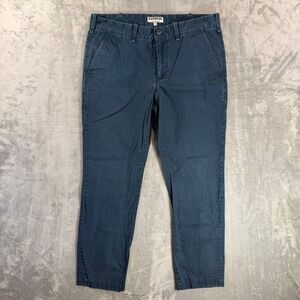 Express Photographer Chino Pants Mens 32x30 Blue Green Casual Pants